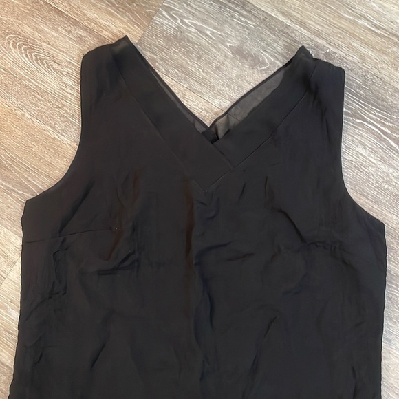 Coldwater Creek Sheath Dress Little Black Dress LBD Sleeveless Size M (10-12) - Picture 3 of 16